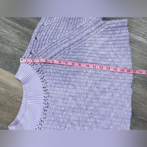 Free people purple pandora boat neck crop cotton sweater
Size XS - Picture 7 of 11